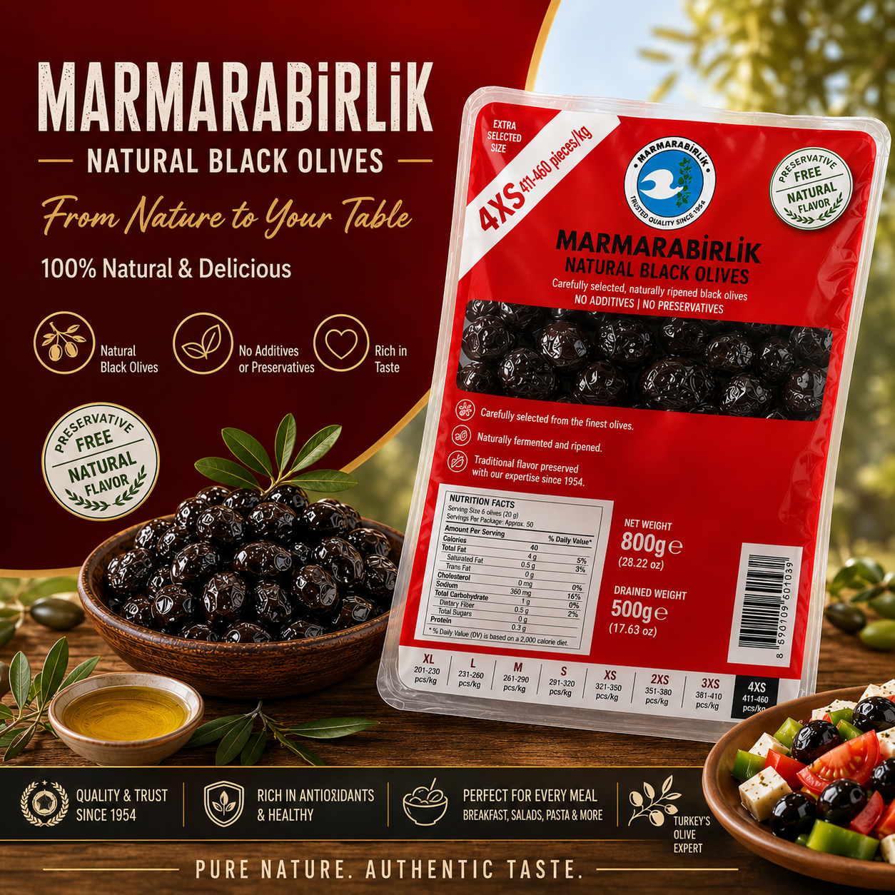 balck olives